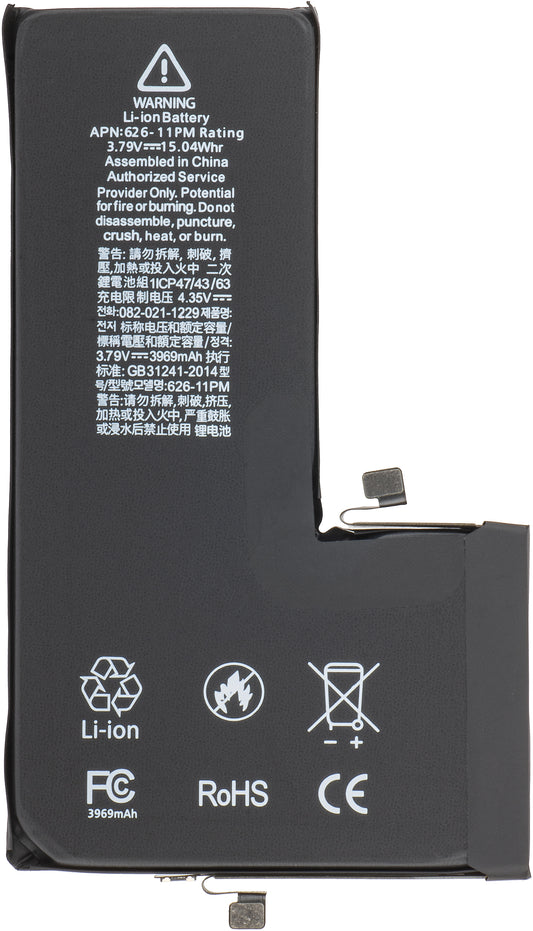 Apple iPhone 11 Pro Max battery with Flex Band BMS integration (no contact welding required)