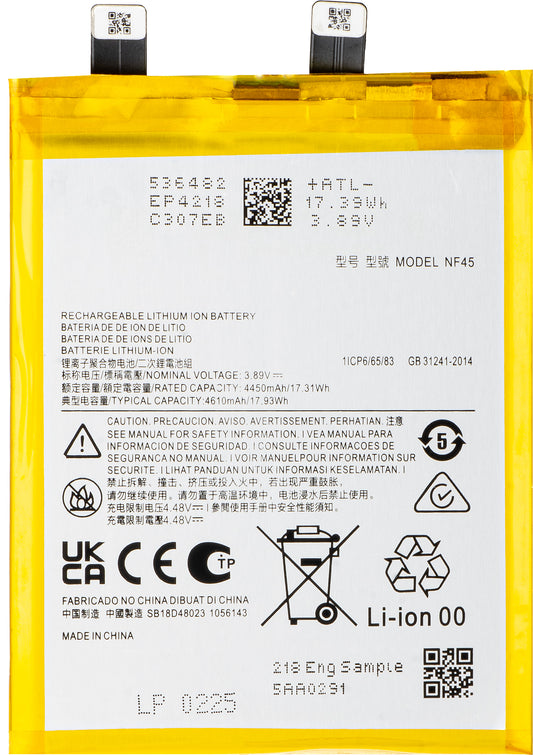 Battery for Motorola Edge 30 Ultra, NF45