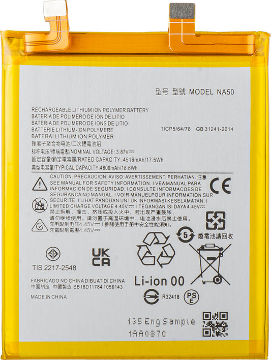 Battery for Motorola Edge 30 Pro, NA50