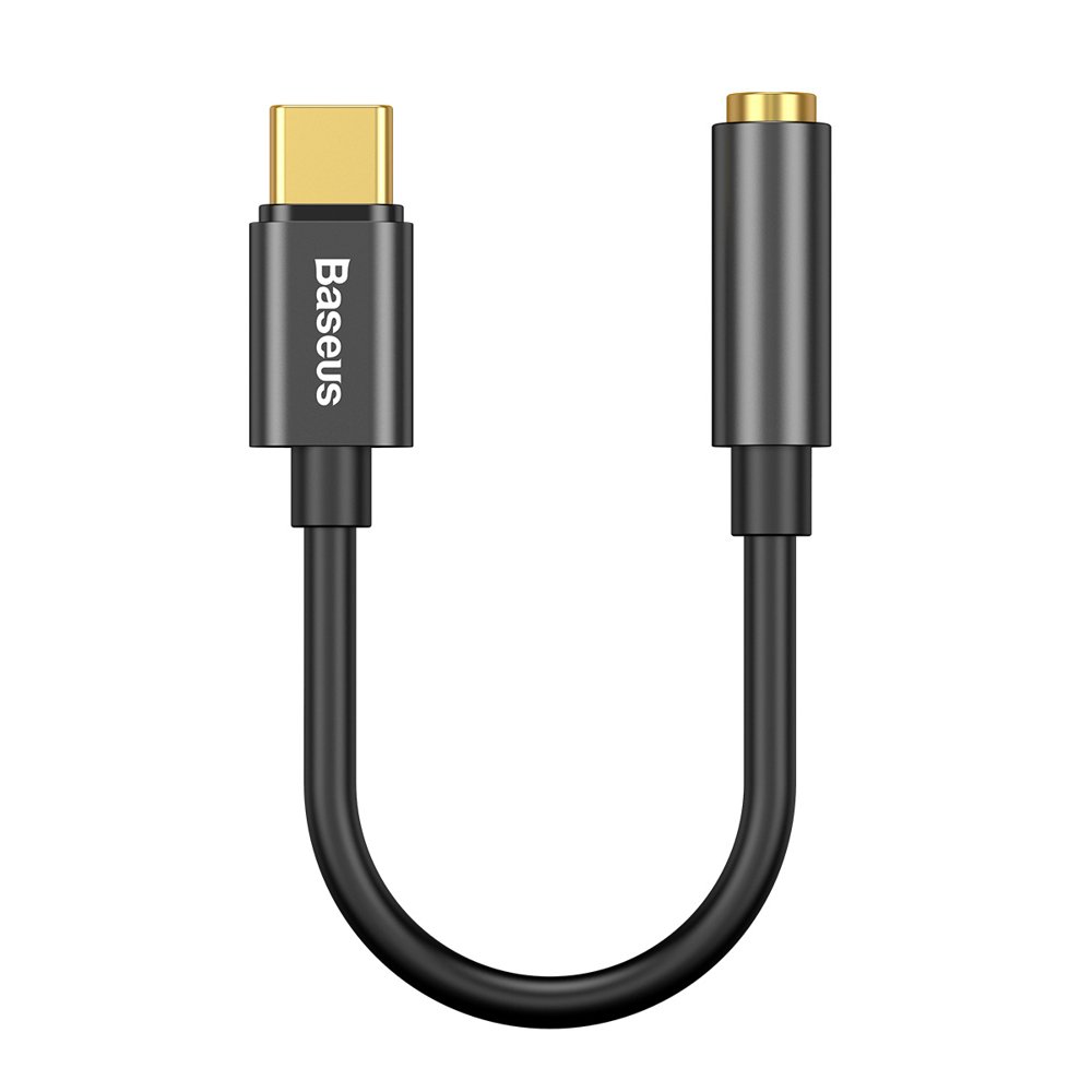 USB-C to 3.5mm Audio Adapter Baseus L54, Black CATL54-01