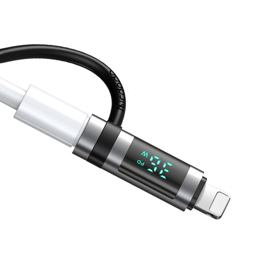 USB-C to Lightning McDodo OT-2610 Pigeon Display Adapter, Black