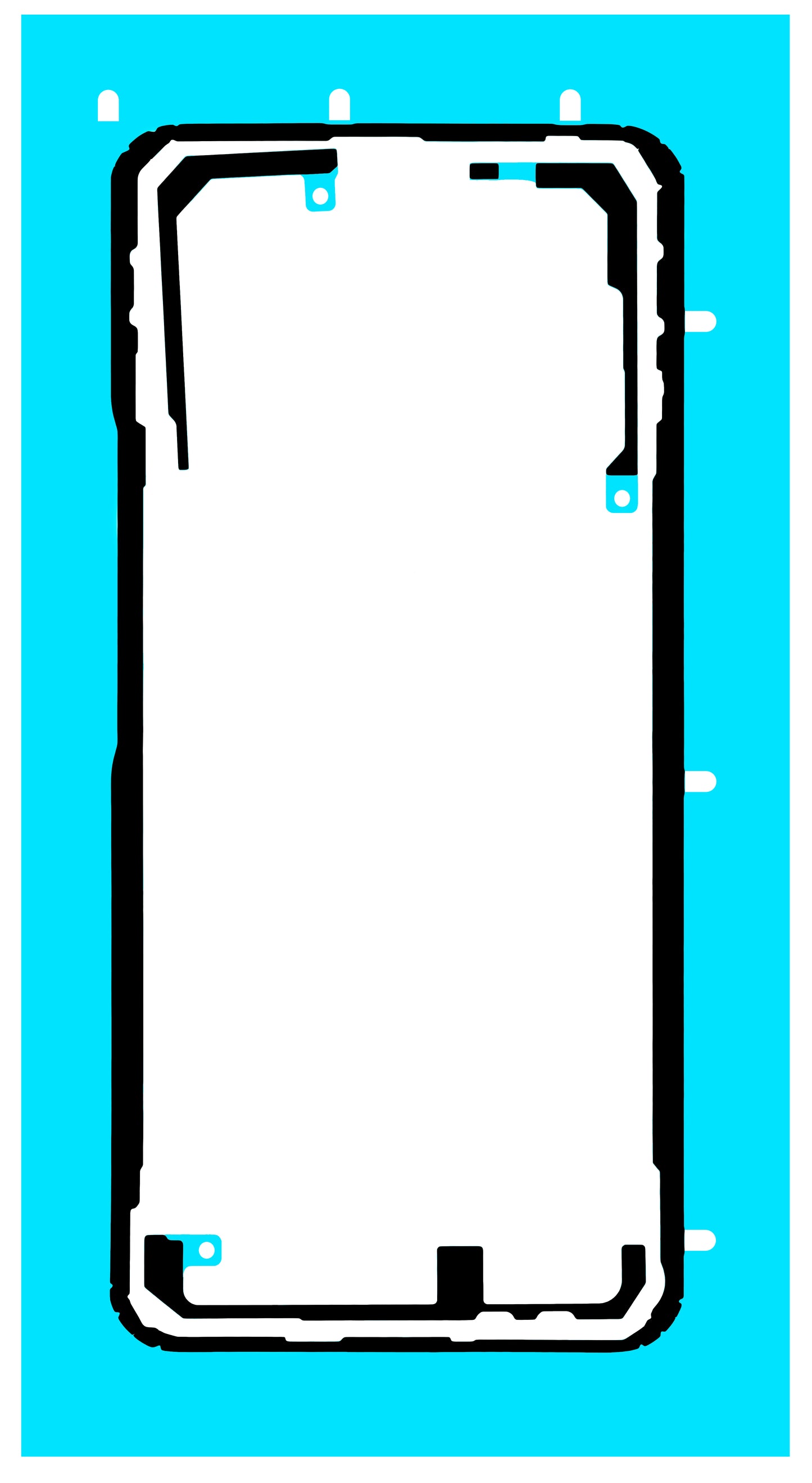 Battery Cover Adhesive Honor X60 Pro / X9c / Magic7 Lite, Service Pack 5163AEKJ