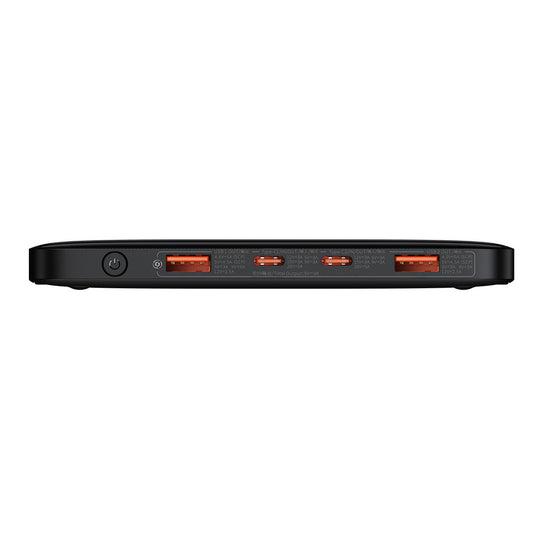 Baseus Blade Ultrathin External Battery, 20000mAh, 100W, QC + PD, 2 x USB-A - 2 x USB-C, Black PPBL000201 PPBL000201
