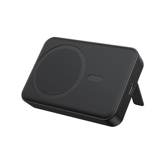 BWOO BO-P59 Wireless External Battery, 10000mAh, 20W, PD + FQI, 1 x QI - 1 x USB-C, Black