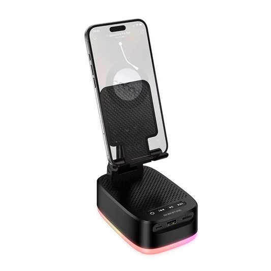 Borofone BR200 Marea 2in1 Bluetooth Speaker, 5W, TWS, RGB, Black