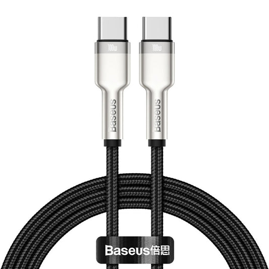 USB-C Data and Charging Cable - USB-C Baseus Cafule, 100W, 2m, Black CATJK-D01