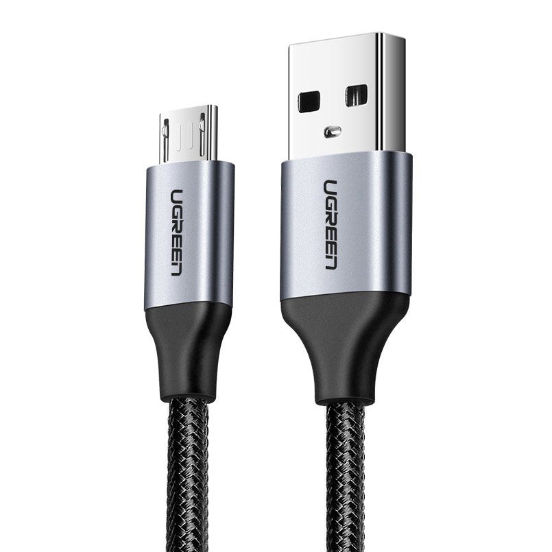 USB-A to microUSB Data and Charging Cable UGREEN US290, 18W, 2m, Black