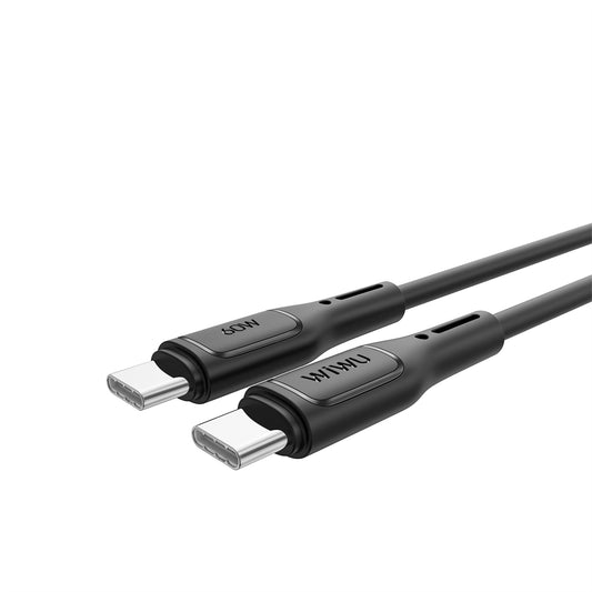 USB-C - USB-C Data and Charging Cable WiWu Wi-C043E Starlink, 60W, 1m, Black