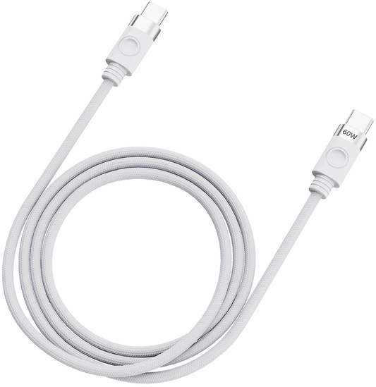 USB-C Data and Charging Cable - USB-C Orico CDX, 60W, 1m, White