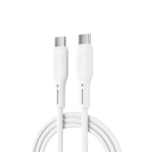 USB-C - USB-C Data and Charging Cable WiWu Wi-C043E Starlink, 60W, 1m, White