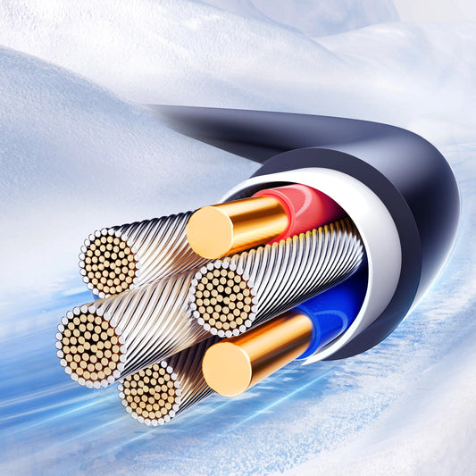 USB-A - Lightning Joyroom S-A43 Crystal Data and Charging Cable, 18W, 1.5m, Black