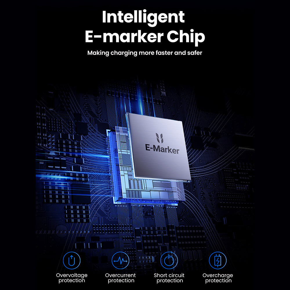 USB-C Data and Charging Cable - USB-C UGREEN L513, 240W, 2m, Black