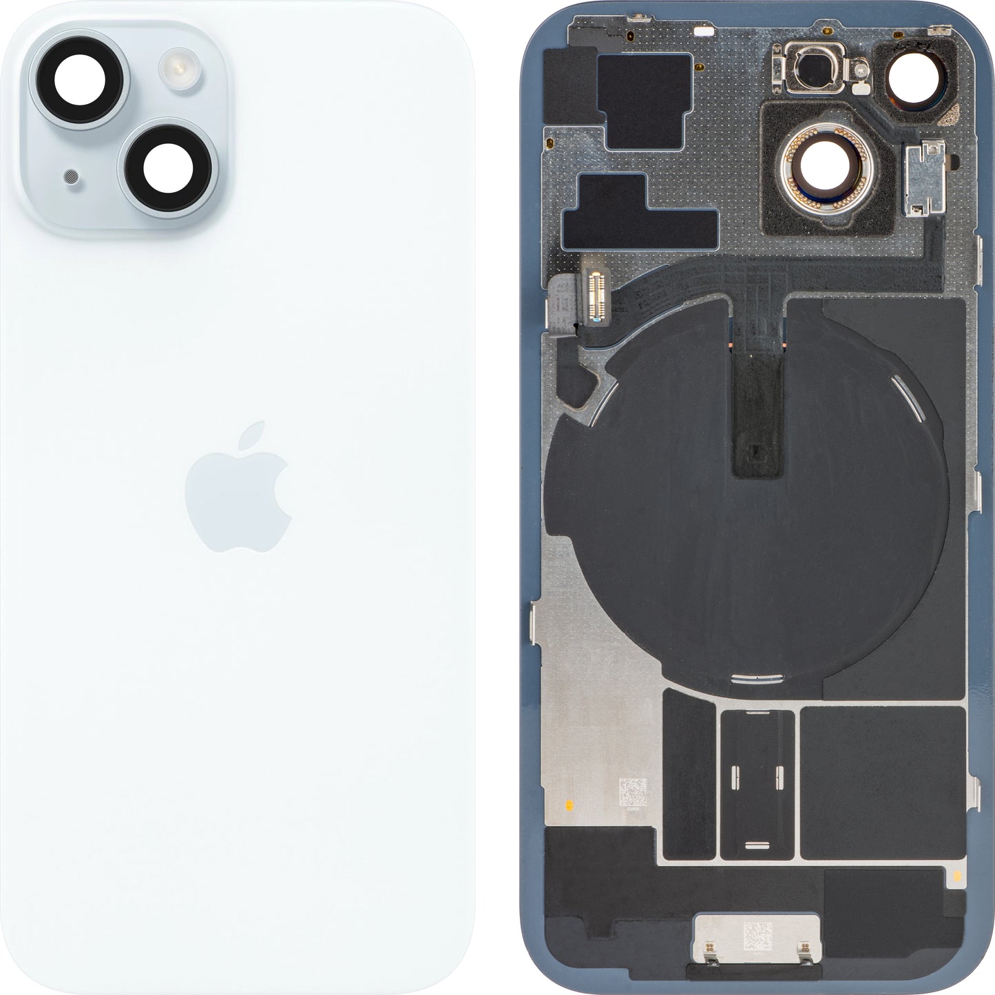 Apple iPhone 15 Battery Cover, Blue, Premium Swap