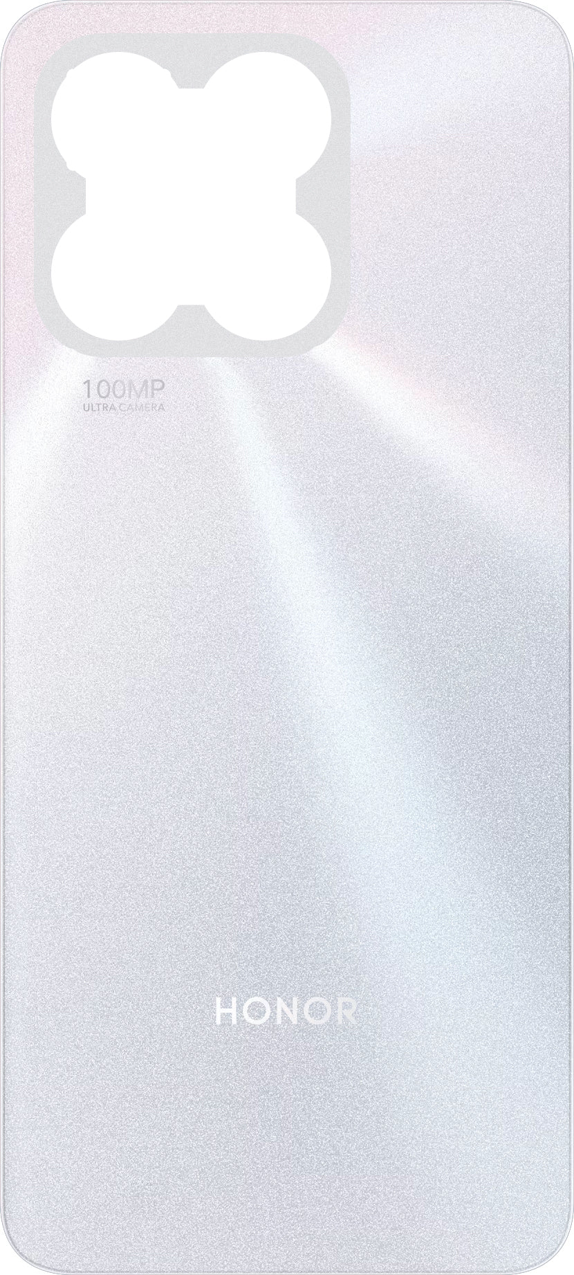 Honor X8a Battery Cover, Silver (Titanium Silver), Service Pack 0235AEUR