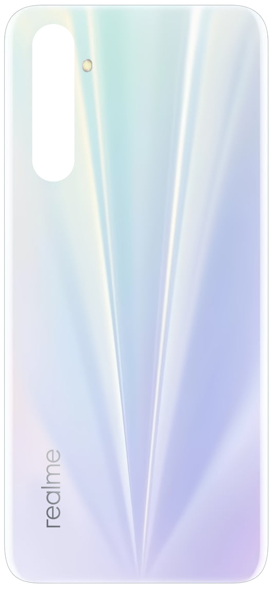 Battery Cover Realme 6, White (Comet White), Service Pack 3200979