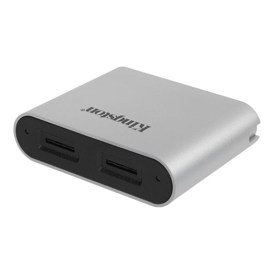 Kingston Workflow USB 3.2 Card Reader, Dual microSD, Grey WFS-SDC