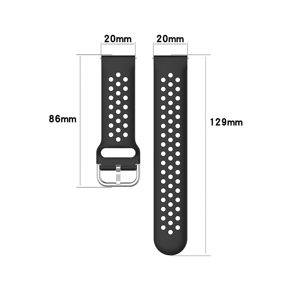 Techsuit W004 Strap for Samsung Galaxy Watch / Huawei Watch Series, 20mm, Pink