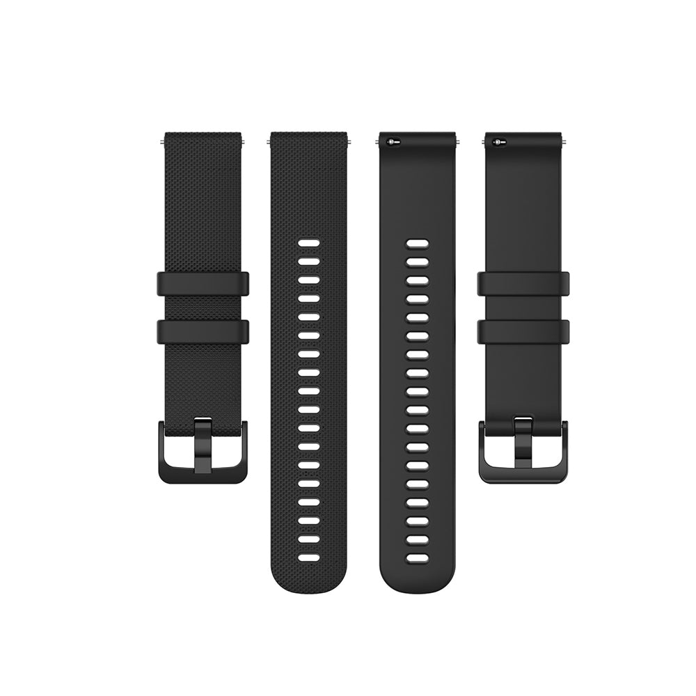 Techsuit W006 Strap for Samsung Galaxy Watch / Huawei Watch Series, 22mm, Black