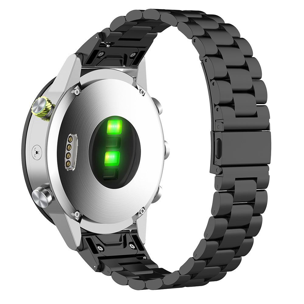 Techsuit W010 Strap for Garmin Watch Fenix Series, 26mm, Black