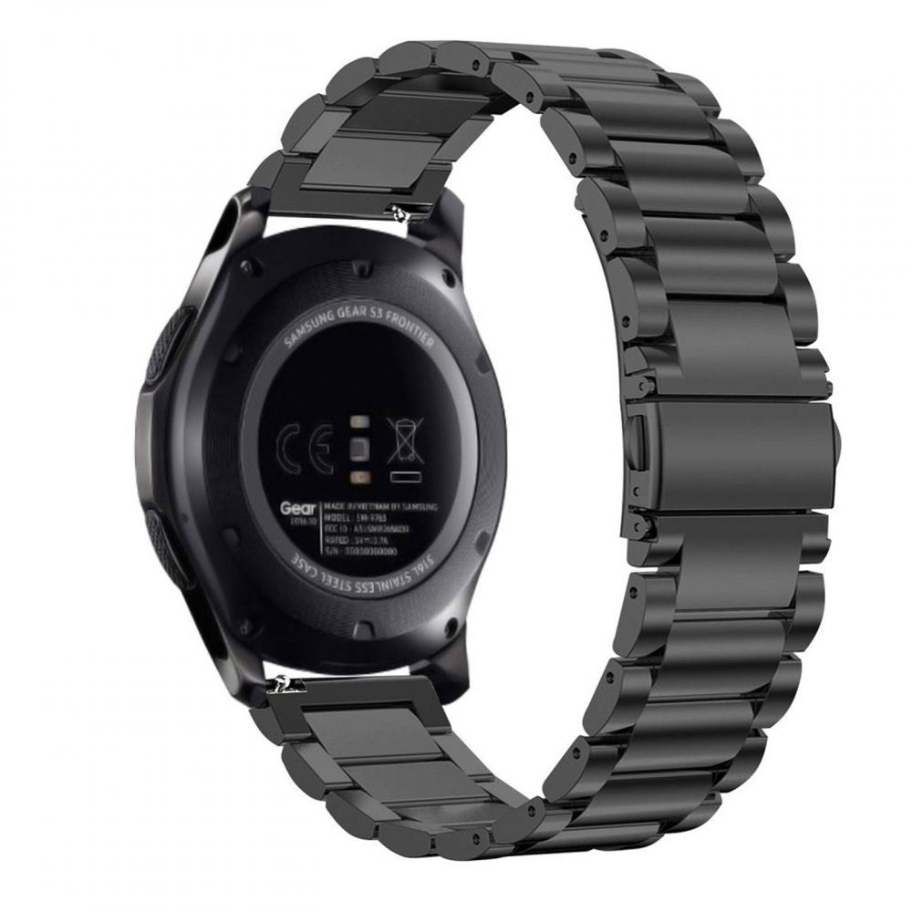 Techsuit W010 Strap for Samsung Galaxy Watch / Huawei Watch Series, 20mm, Silver
