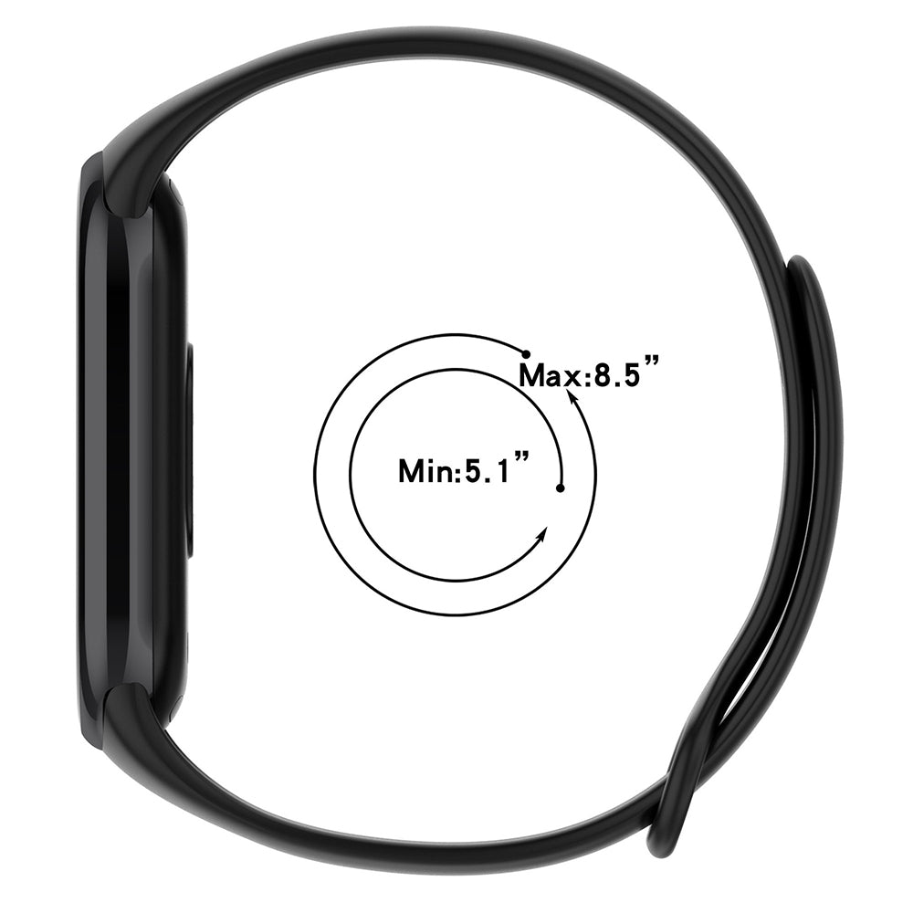 Techsuit W014 Strap for Xiaomi Smart Band 10 / 9 / 8, Black