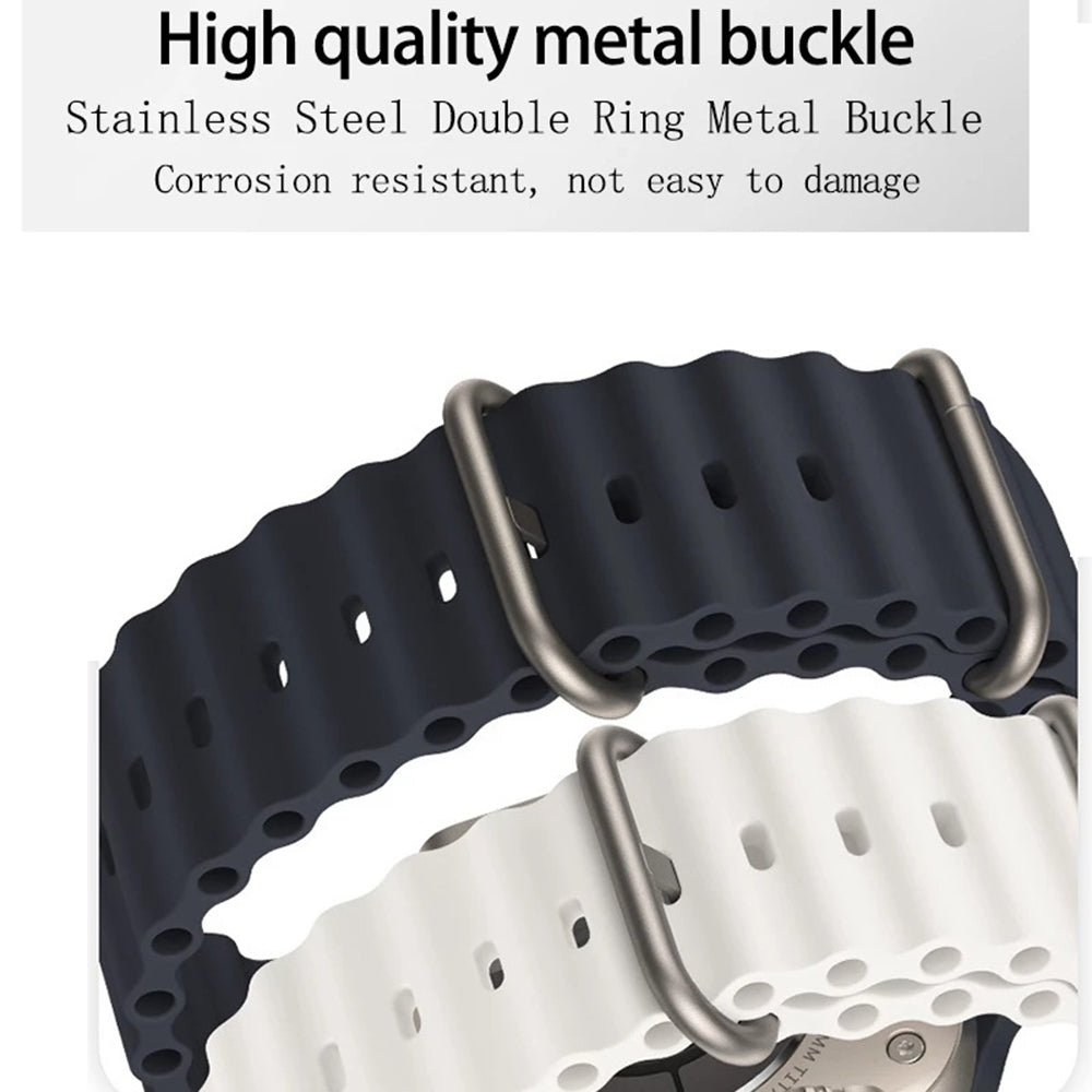 Techsuit W038 Strap for Apple Watch 42mm / 41mm / 40mm / 38mm Series, Dark Pink