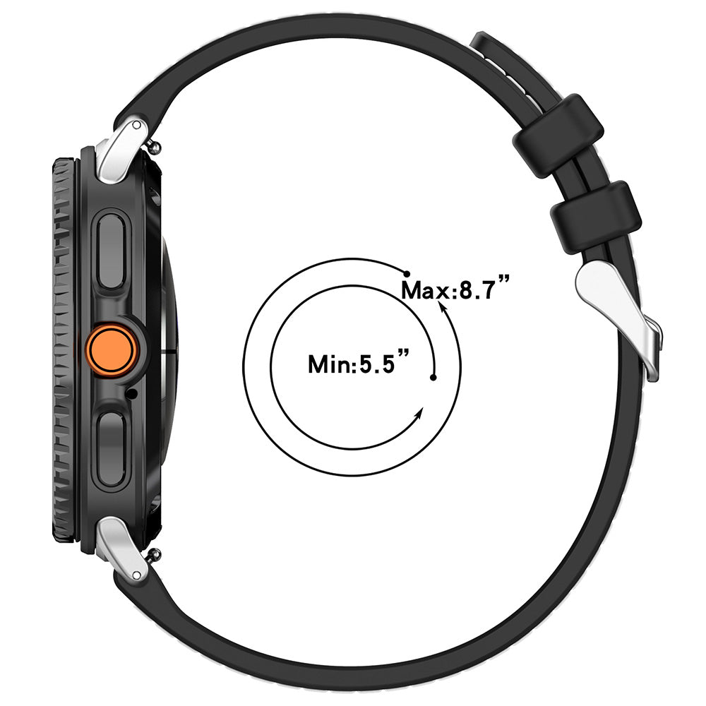Techsuit W051 Strap for Samsung Galaxy Watch8 / Watch8 Classic Series, Gray