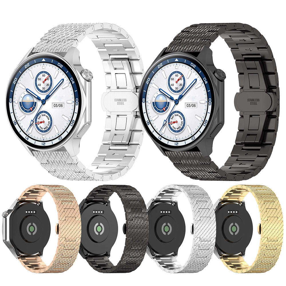 Techsuit W052 Strap for Samsung Galaxy Watch / Huawei Watch Series, 20mm, Rose Gold