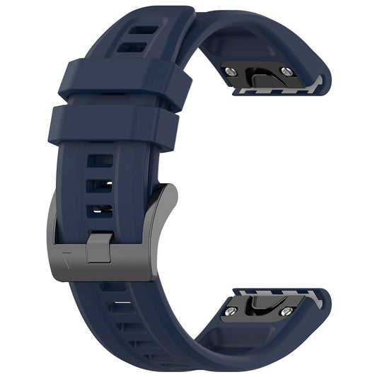 Techsuit W060 Strap for Garmin Watch Fenix / Forerunner Series, 22mm, Navy Blue