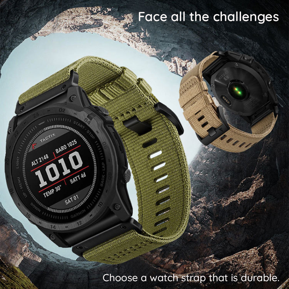 Techsuit W070 Strap for Garmin Instinct / Approach / Fenix Watch Series, 20mm, Orange