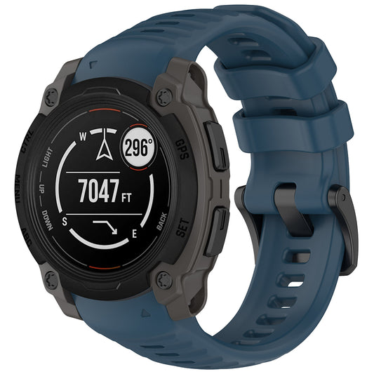 Techsuit W076 Strap for Garmin Instinct E 40mm, Navy Blue