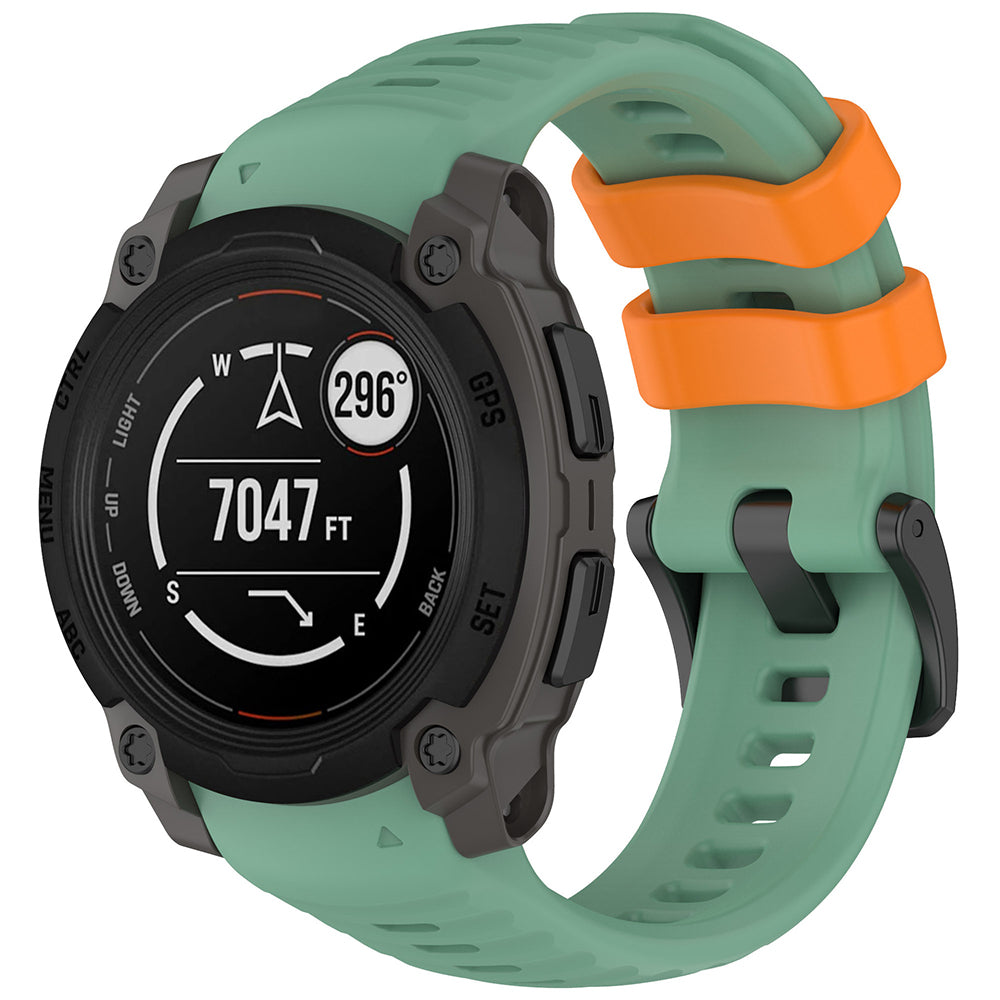 Techsuit W076 Strap for Garmin Instinct E 45mm, Light Green