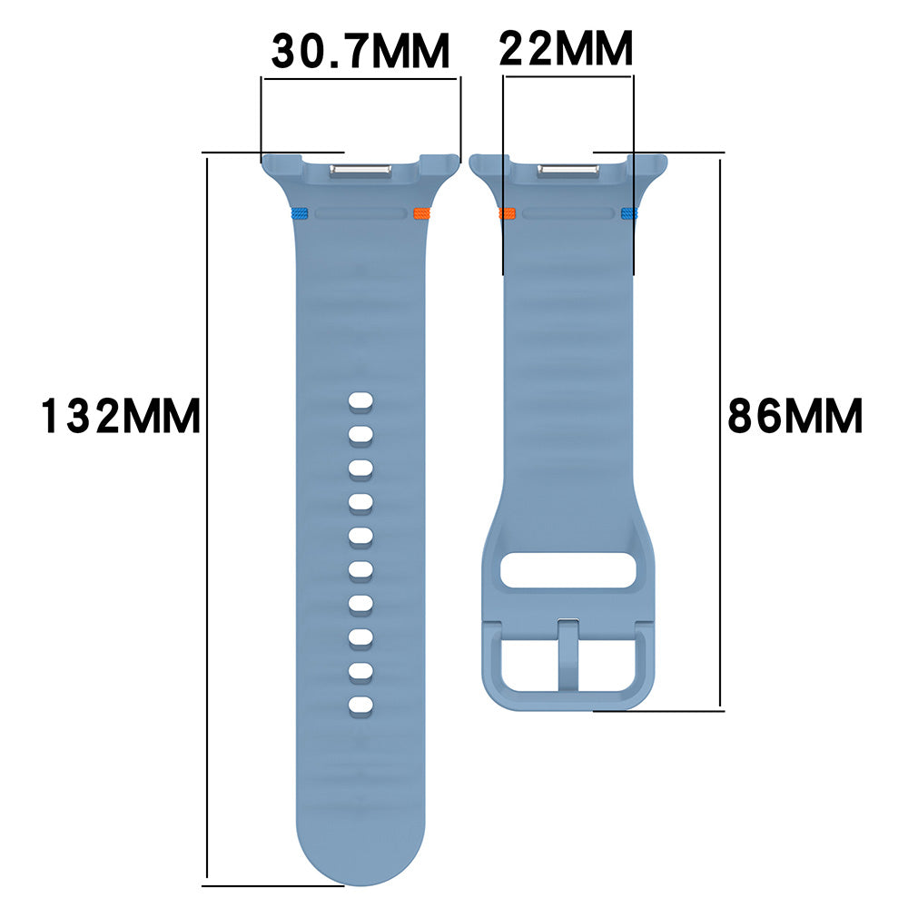 Techsuit W079 Strap for Samsung Galaxy Watch8 / Watch8 Classic Series, Graphite Black