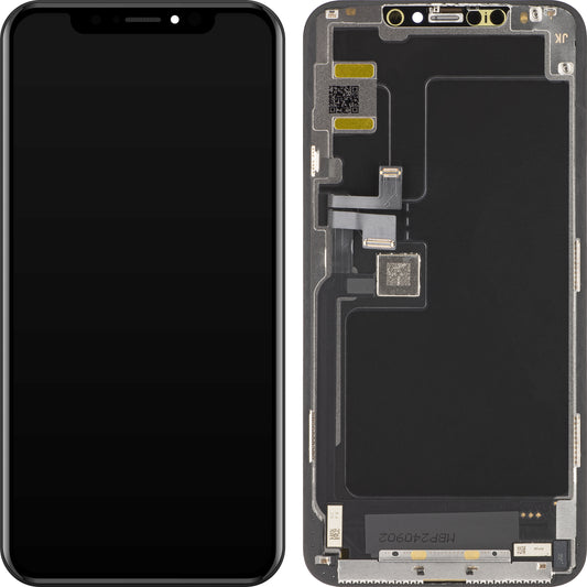 Touchscreen Display JK for Apple iPhone 11 Pro Max, with Frame, OLED Version, Black