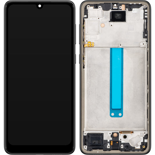 Touchscreen MP Display compatible with Samsung Galaxy A33 5G A336, with Frame, Black