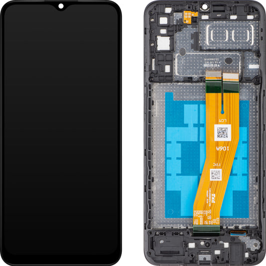 Touchscreen MP Display compatible with Samsung Galaxy A04e A042, with Frame, Black