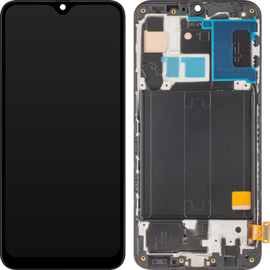 MP Touchscreen Display compatible with Samsung Galaxy A40 A405, with Frame, Black