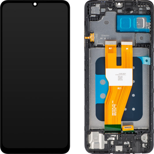 MP Touchscreen Display compatible with Samsung Galaxy A05 A055, with Frame, Black