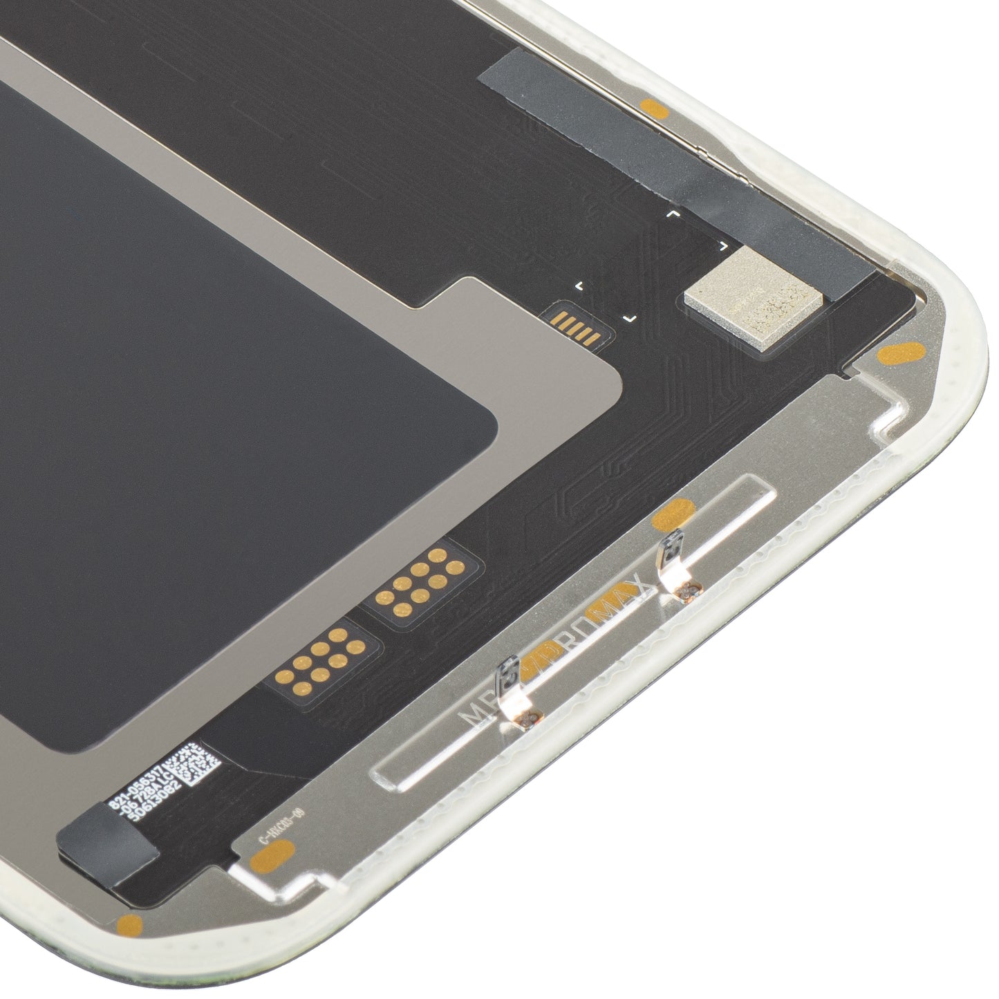 MP Touchscreen Display compatible with Apple iPhone 17 Pro Max, with Frame, Soft Version OLED FHD 120Hz IC Movable, Black