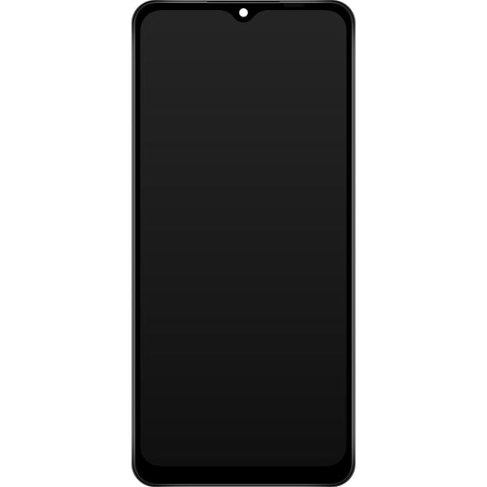 Touchscreen Display Samsung Galaxy A12 Nacho A127, with Frame, Black, Service Pack GH82-26486A