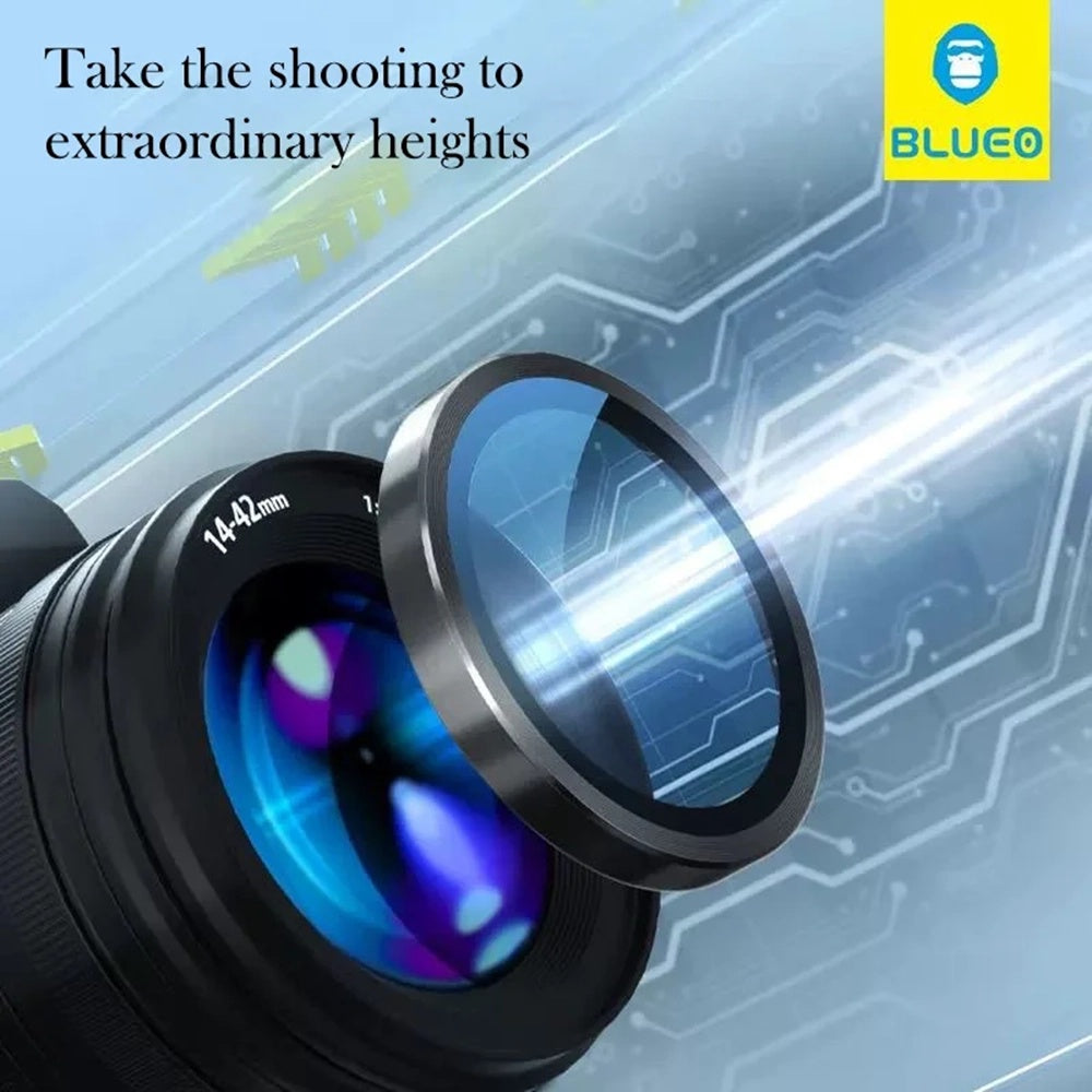 Blueo Rear Camera Protection Film for Samsung Galaxy S26 Plus S947 / S26, Tempered Glass, Black