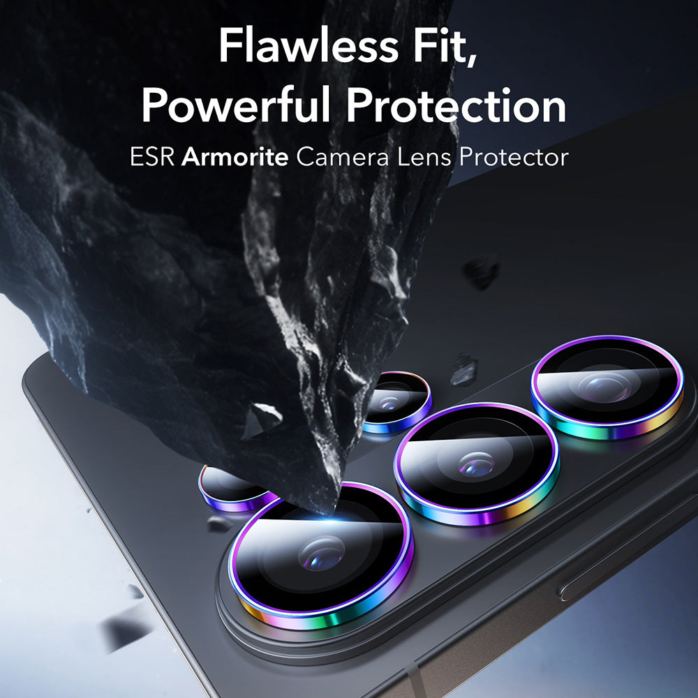 ESR Armorite Rear Camera Protector for Samsung Galaxy S26 Ultra S948, Tempered Glass, Multicolor