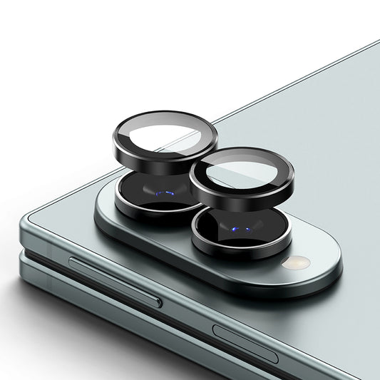 Ringke Rear Camera Protective Film for Samsung Galaxy Z Fold8 F971, Tempered Glass, Set of 2 Pieces, Black