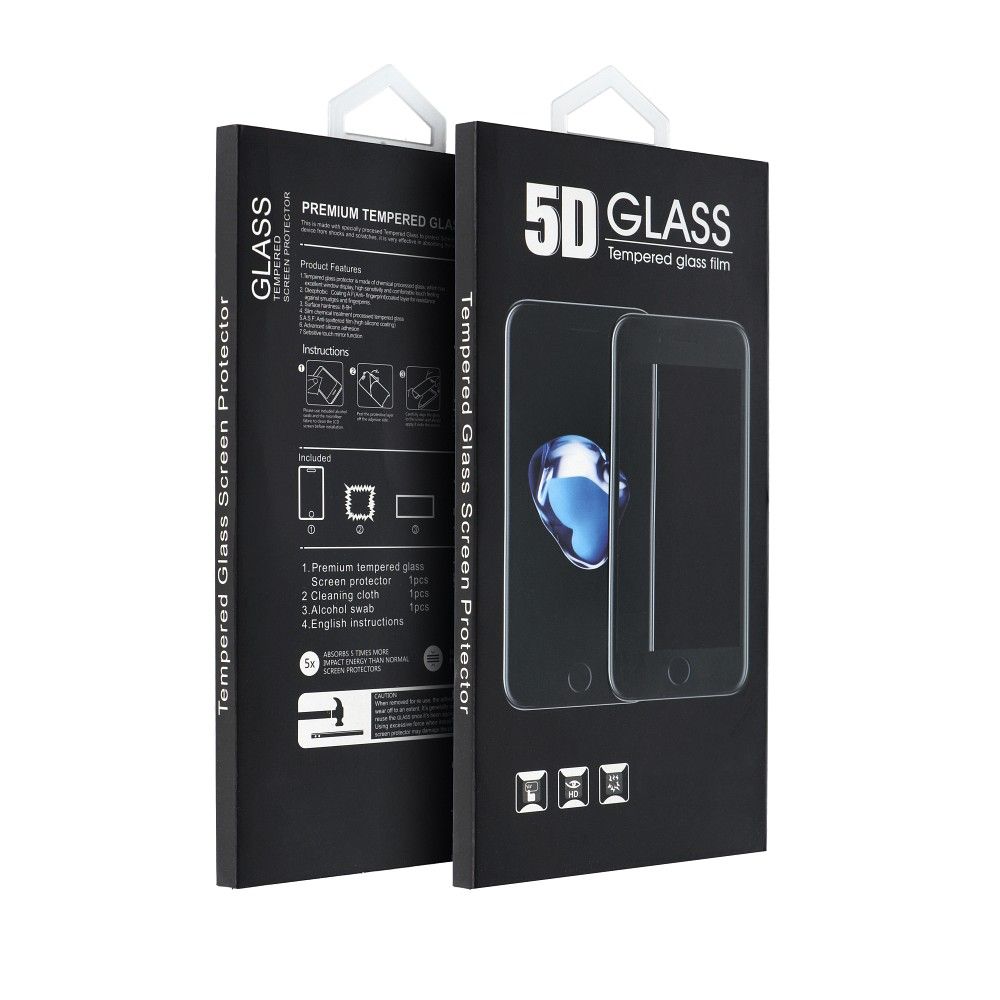 OEM Screen Protector for Apple iPhone 6/6s, Glass Shielded, Full Glue, 5D, White