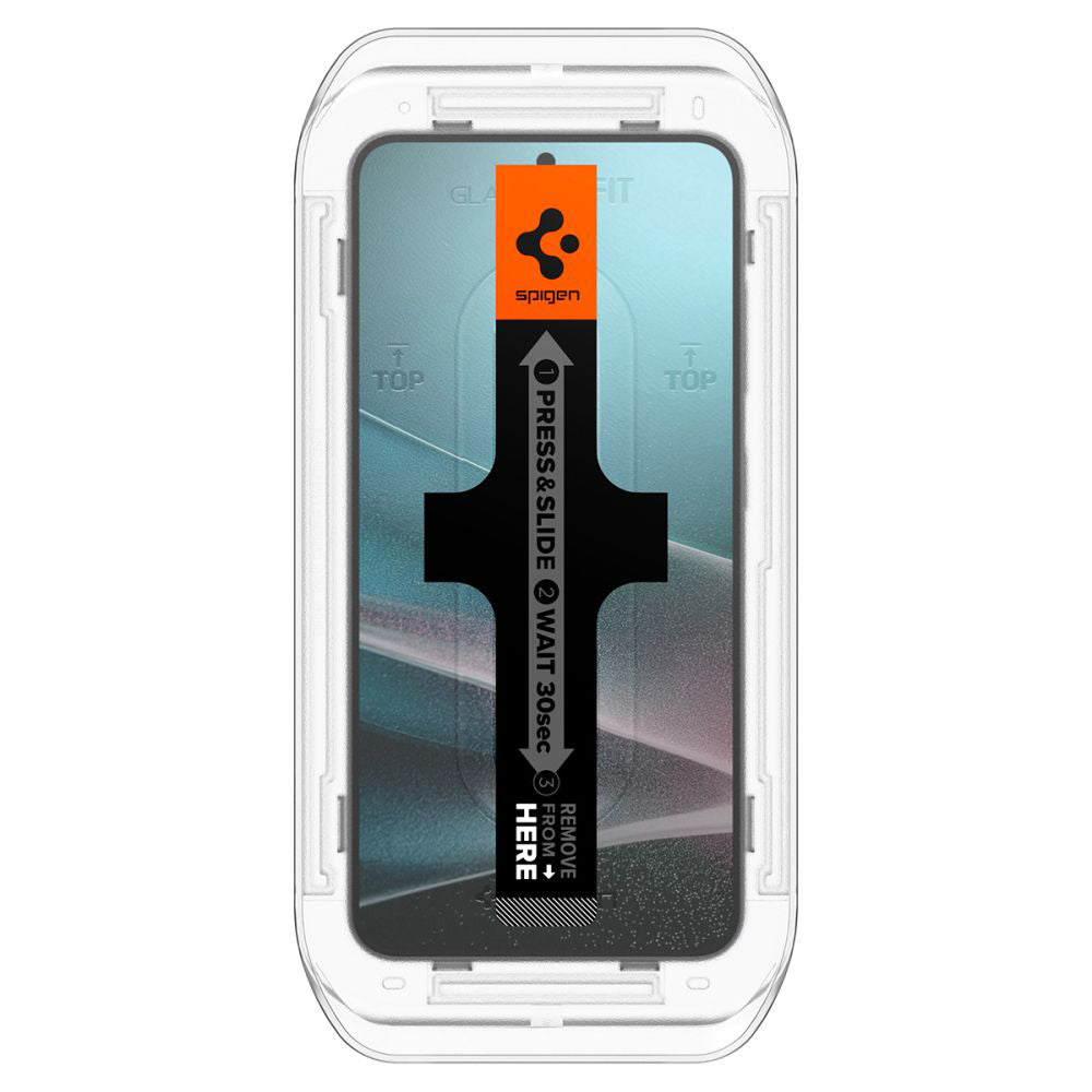 Spigen GlastR EZ FIT HD Privacy Screen Protector for Samsung Galaxy S25+ S936 / S24+ S926, Tempered Glass, Full Glue, Set of 2 Pieces