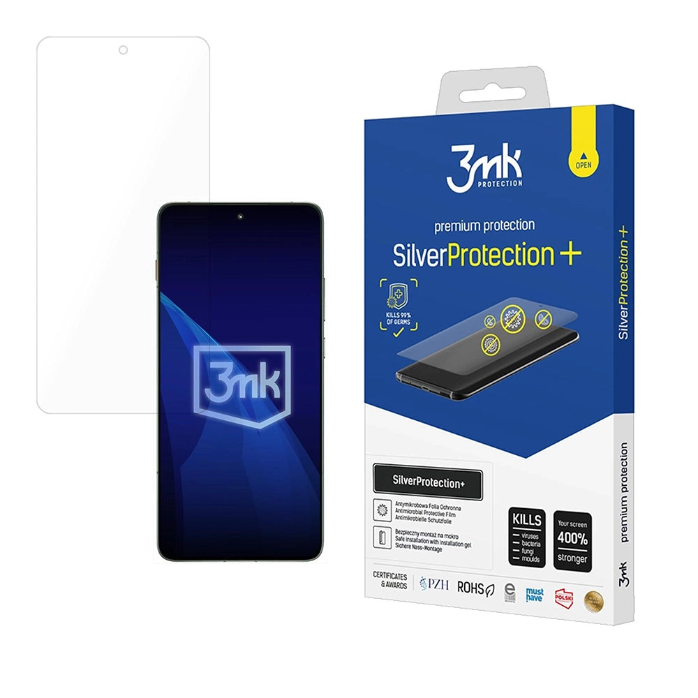 3MK Silver Protect+ Screen Protector for Motorola Edge 70, Plastic