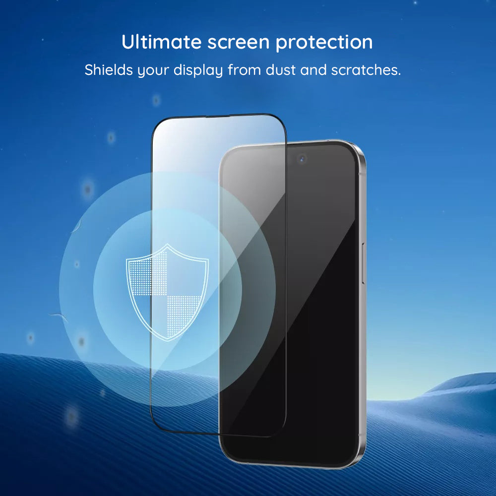 Blueo HD Screen Protector Film for Samsung Galaxy A27 5G / A57 5G / A37 5G, Tempered Glass, Full Glue, 2.5D, Black