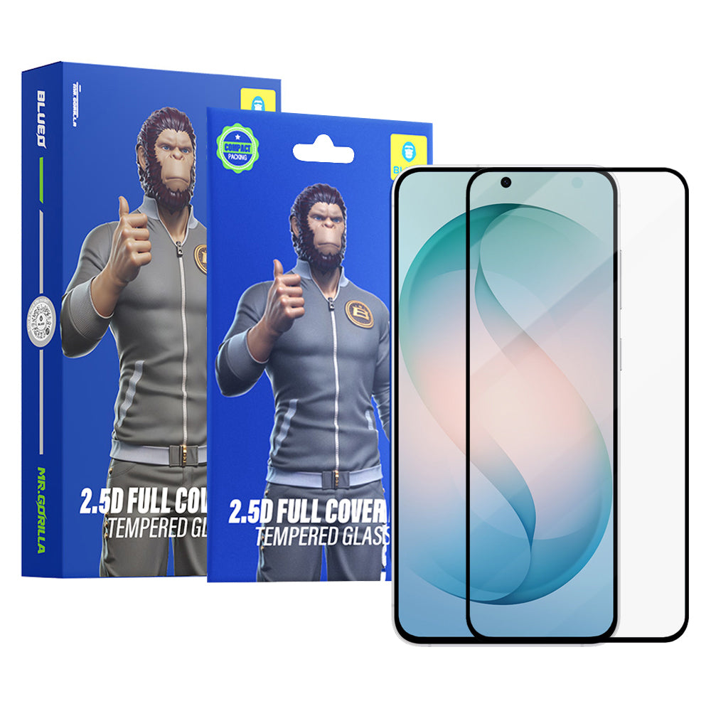Blueo HD Screen Protector for Samsung Galaxy S26 Plus S947, Tempered Glass, Full Glue, 2.5D, Set of 5 pieces, Black