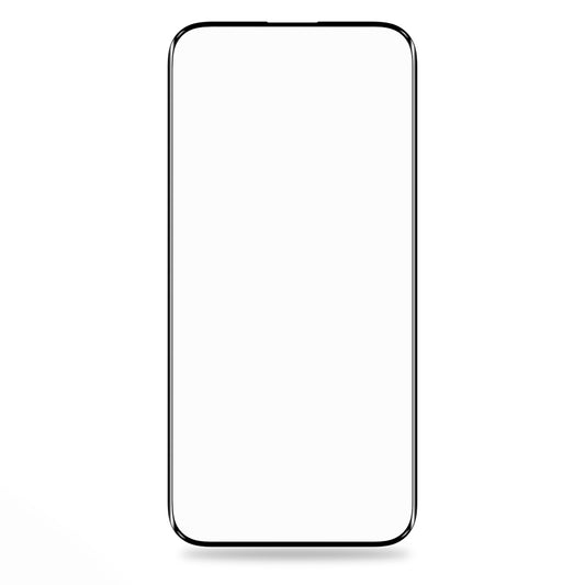Blueo Silk HD Screen Protector Film for Apple iPhone 15 Pro Max, Tempered Glass, Full Glue, Set of 5 pieces, 2.5D, Black