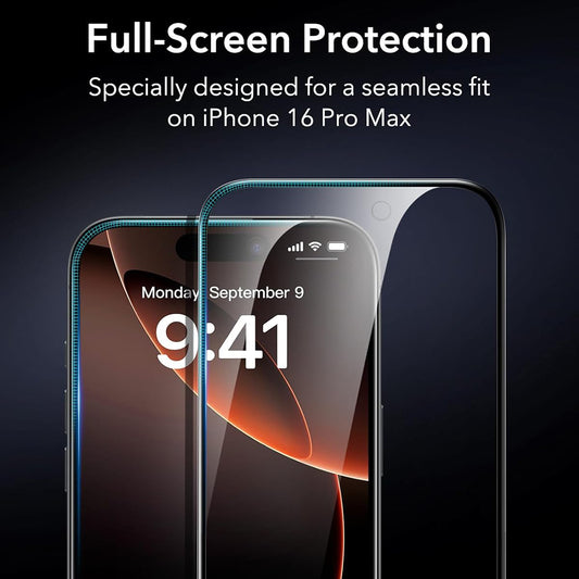 ESR Screen Protector for Apple iPhone 17 Air, Tempered Glass, Full Glue, Set of 3 Pieces